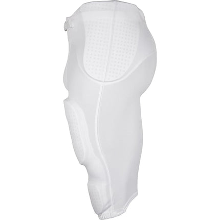 Pantalones de fútbol americano Champro para hombre, estándar, con protecciones, blancos, talla mediana