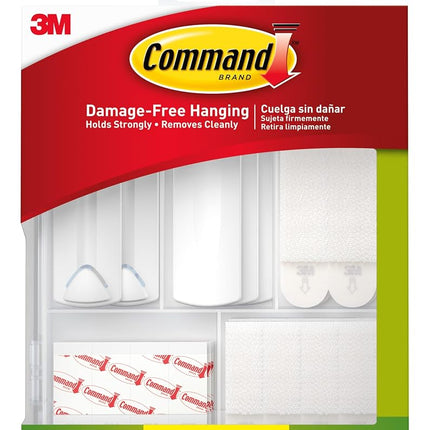 Command Picture Hanging Kit,3-Sawtooth&2-Wire-Back