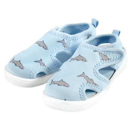 Hudson Baby Sandalia y Zapatos de Agua para Bebés Unisex, Tiburón Azul, 4 US Niño