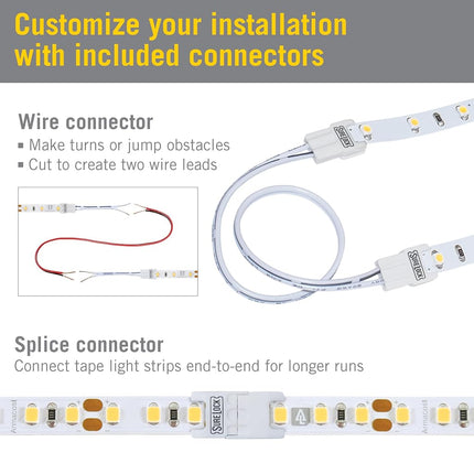 Armacost Lighting RibbonFlex Pro 12-Volt 16.4 ft. LED White Strip Light 60 LEDs/m Daylight (5000K) 162230
