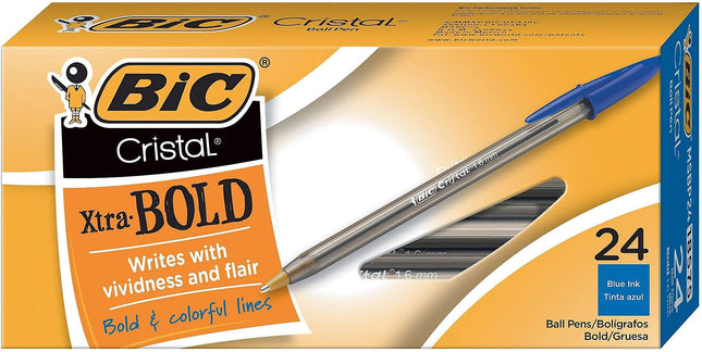 Bic Cristal Xtra Bold Ballpoint Pen, Bold Point (1