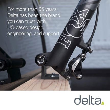 Delta Bike Hitch for Axles,Black ,12/15mm