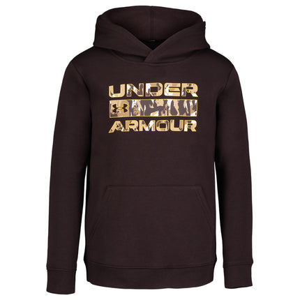 Under Armour Boys' Outdoor Hoodie, Brown Obsidian 