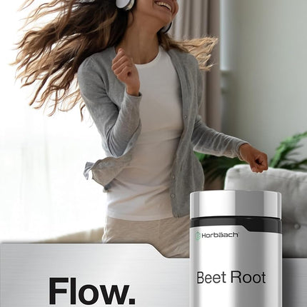 Horbäach Beet Root Powder Capsules | 320 Pills