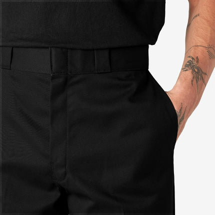 Dickies Men's Loose Fit Double Knee Work Pants, Black, 56W x 30L