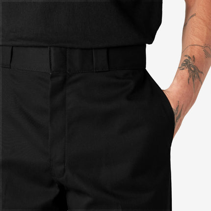 Dickies Men's Loose Fit Double Knee Work Pants, Black, 34W x 30L