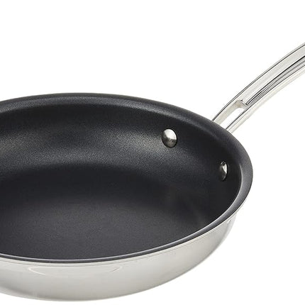 Cuisinart MultiClad Pro 8" Non-Stick Open Skillet, MCP22-20NSN, Stainless Steel