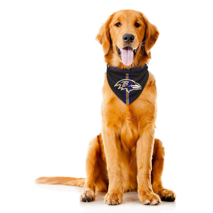 Littlearth NFL Baltimore Ravens Pet Bandana, Team 