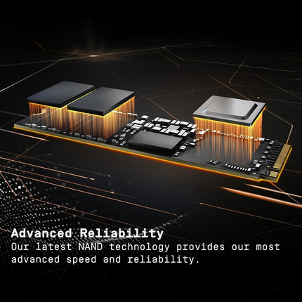 WD_BLACK SN8100 PCIe Gen 5 NVMe SSD 2TB (Up to 14,900MB/s read, 11,000MB/s write speeds, Next Gen TLC 3D CBA NAND, Up to 1,200TBW, Best for AI Applications, Gaming, Video Editing) POWERED BY SANDISK