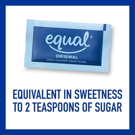 EQUAL 0 Calorie Sweetener, Sugar Substitute, Zero Calorie Sugar Alternative Sweetener Packets, Sugar Alternative, 800 Count