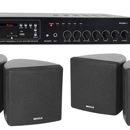 Rockville Commercial Restaurant Bluetooth Amplifie