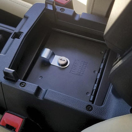 Tuffy Security Products Console Safe - '20-22 Gladiator / '18-22 Wrangler JL; w/Factory Console (Black)