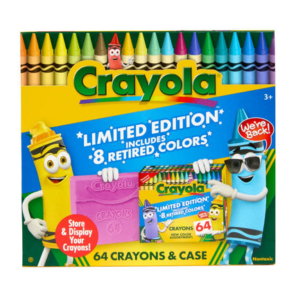 Crayola 64 Count Crayons, with Limited Edition Col