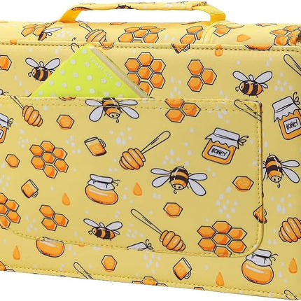 Lbxgap 300 Individual-Slots Pencil Case 4-Layer Zi