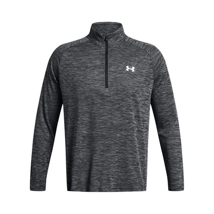 Under Armour Men's Tech Textured Half Zip Long Sleeve, Castlerock/Castlerock, S