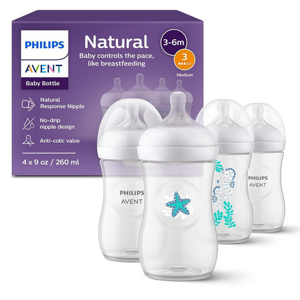 Philips Avent Natural Baby Bottles with Natural Re