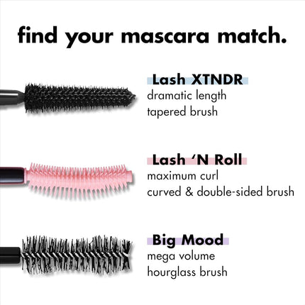 e.l.f. Lash XTNDR Mascara, Long-Lasting & Buildable for the Look of Eyelash Extensions, Lump & Flake Safe, Vegan & Cruelty Free, Deep Brown