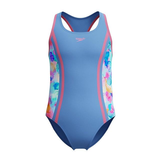 Speedo Girls Printed Sport Splice