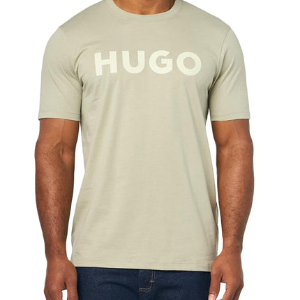Hugo Men's Print Logo Short Sleeve T-Shirt, Seagra