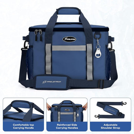 Maelstrom Soft Cooler Bag, 35 Can Beach Cooler with Flip-top Access