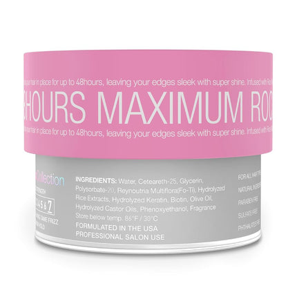 Lux Collection Edge Lux Edge Control Wax, 48 Hours, Maximum Retention Without Flaking, Natural Ingredients, Scented Conditioner, Styling Gel for Tough Hair, 1 Piece