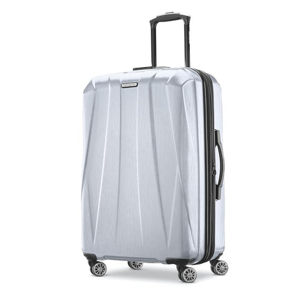 Samsonite Unisex-Adult Centric 2 Hardside Expandable Luggage with Spinners, Silver, Carry-On 20-Inch, Centric 2 Hardside Expandable Luggage with Spinners