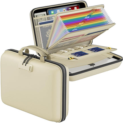DocSafe Fireproof File Organizer with Lock, Hard-S