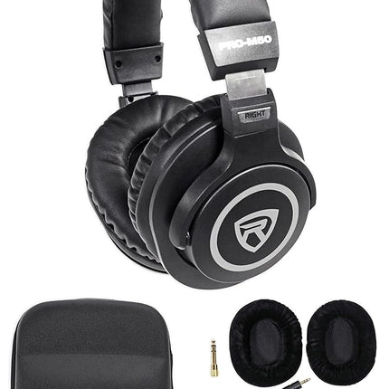 Rockville PRO-M50 Studio Headphones with Detachable Coil Cable