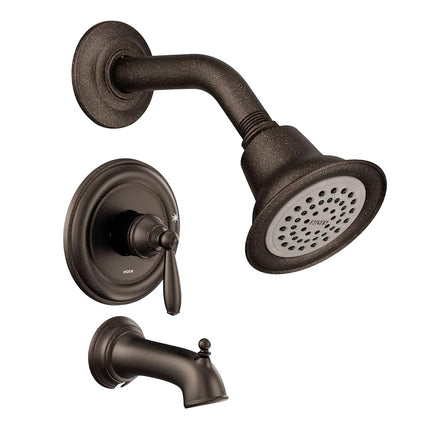 Moen T2153EPORB Brantford Posi-Temp Pressure Balancing Eco-Performance Tub and Shower Trim Kit Valve Required, Oil-Rubbed Bronze, 0.5