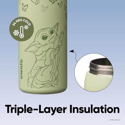 Owala Star Wars FreeSip Insulated Water Bottle - 946ml (32oz) GroGu