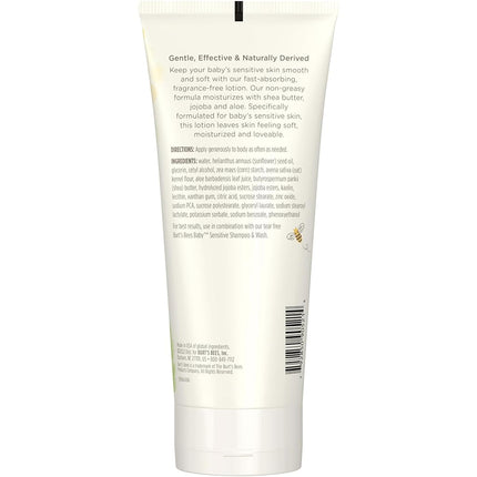 Burts Bees Baby Ultra Gentle Lotion for Kids 6 oz Body Lotion, White