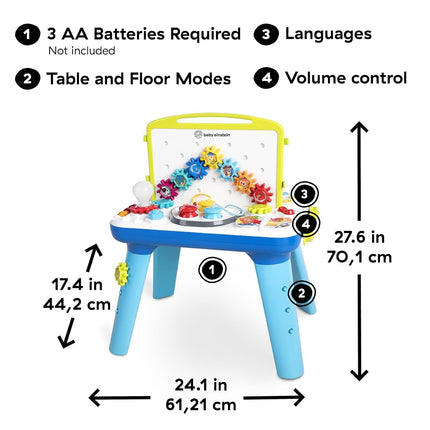 Baby Einstein Curiosity Table Activity Station, Multicolor, 1 Count (Pack of 1)