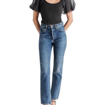 Steve Madden Apparel Women's Contemporary, Black, M