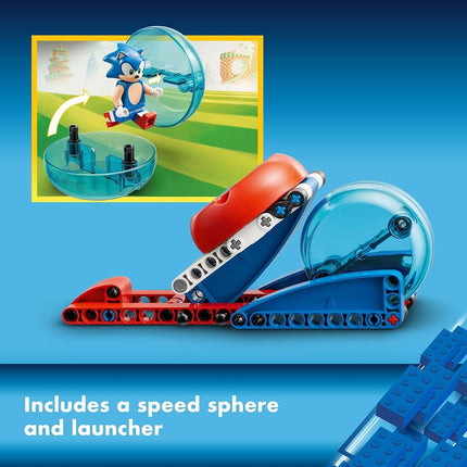 LEGO Sonic The Hedgehog Sonic�s Speed Sphere Challenge 76990 Building Toy Set, Sonic Playset with Speed Sphere Launcher and 3 Sonic Figures, Fun Birthday Gift for Young Fans Ages 6 and Up, M, 6427598