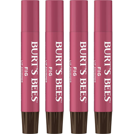 Burt's Bees Lip Shimmer, Fig, 2.7ml Tubes (4-pack)