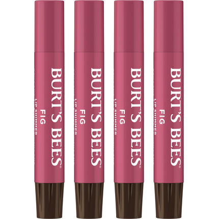 Burt's Bees Lip Shimmer, Fig, 2.7ml Tubes (4-pack)