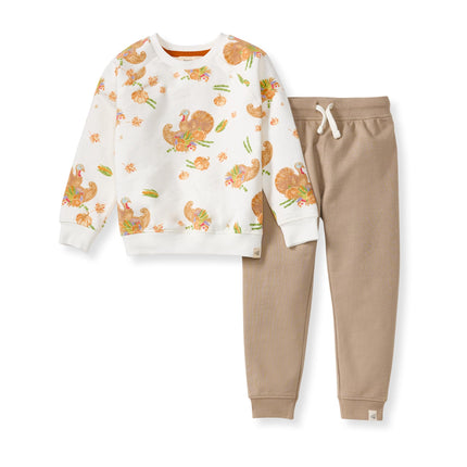 Burt's Bees Baby Top and Pant Set, Tunic and Leggi