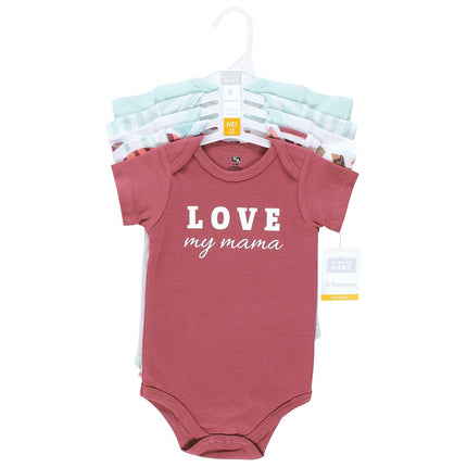 Hudson Baby Unisex Baby Cotton Bodysuits, Girl Abstract, Preemie