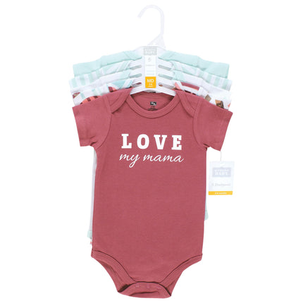 Hudson Baby Unisex Baby Cotton Bodysuits, Girl Abstract, Preemie