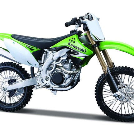 Maisto M39175 1:12 Motorbike KIT Kawasaki KX 450F, Green for 3 years +