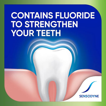 Sensodyne Fresh Mint Twinpack Toothpaste for Sensitive Teeth, 4 Ounce (Pack of 2)