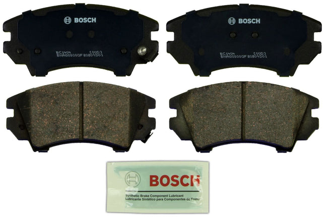 Bosch BC1404 QuietCast Premium Ceramic Disc Brake Pad Set For Buick: 2016-2017 Cascada; Chevrolet: 2010-2015 Camaro, 2011-2017 Caprice; Saab: 2011 9-5; Front