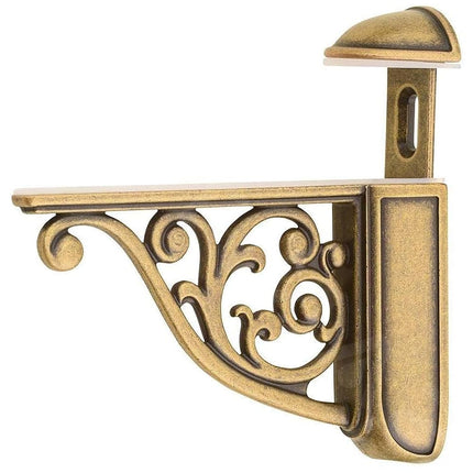 Glass Shelf Brackets 5 Inch 2PCS Heavy Duty Antiqu