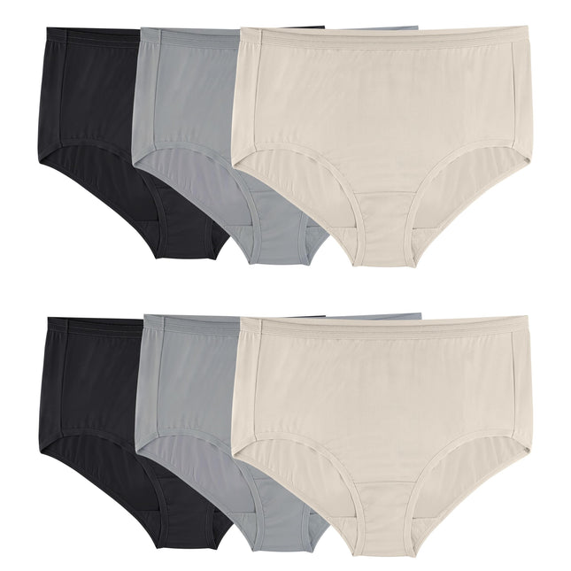 Fruit of the Loom Womens Microfiber Panties (Regul