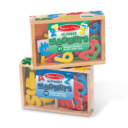 Melissa & Doug Deluxe Magnetic Letters and Numbers Set with 89 Wooden Magnets