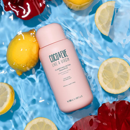 Coco and Eve Clarifying Detox Shampoo. Remove Hard Water & Product Build Up. With Hibiscus Cider Vinegar to Detox Scalp. Color Safe & Non-Stripping. (280 ml)
