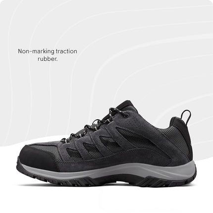 Columbia Men's Crestwood Low Rise Hiking Shoes, Black (Shark x Columbia Grey), 11 UK