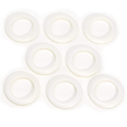 Dritz 1-9/16-Inch Inner Diameter Plastic Curtain Grommets, Pack of 8, White