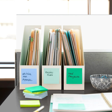 Notes Post-it Super Sticky Pop-up, 76x76 mm, 6 Blocs, Adhésion 2X Plus Forte, Couleurs Poptimistic, Couleurs Vives, Recyclable (R330-6SST)