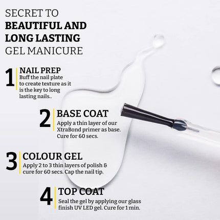 Mia Secret Glass Finish UV-LED Gel 0.5 Fl. oz - 15mL